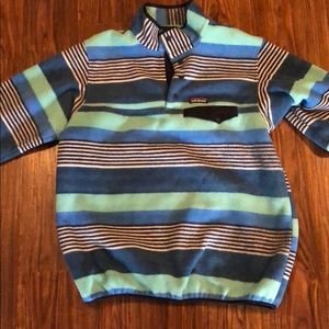 Multicolor fleece Patagonia pullover Size xl
